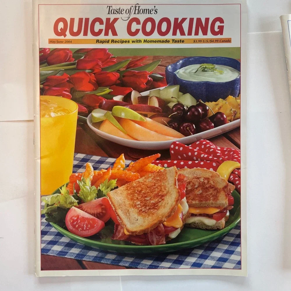 Taste of Home Quick Cooking Magazine Lot 2004 Full Year 6 Issues Rapid Recipes